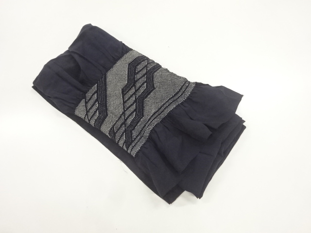 正絹　絞り幾何学模様男物兵児帯